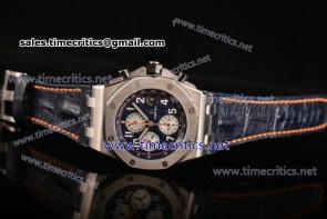 Audemars Piguet TriAP89205 Royal Oak Offshore Chrono Navy Blue Themes Blue Dial Steel Watch (JF)