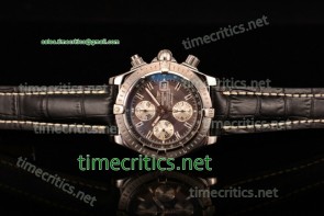 Breitling TriBRL89082 Chronomat Evolution Chronograph Grey Dial Steel Watch (BP)