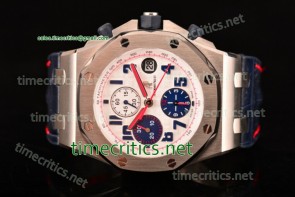 Audemars Piguet TriAP89246 Royal Oak Offshore Tour Auto 2012 JF Best Edition Chrono White Dial Steel Watch (JF)