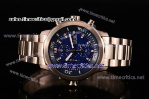 IWC TriIWC89089 Aquatimer Chrono Blue Dial Full Steel Watch