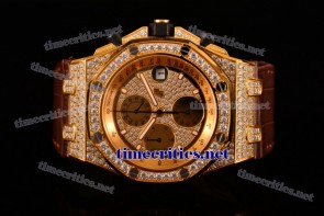 Audemars Piguet TriAP89254 Royal Oak Offshore Chronograph Diamonds Dial Yellow Gold/Diamonds Watch (NOOB)