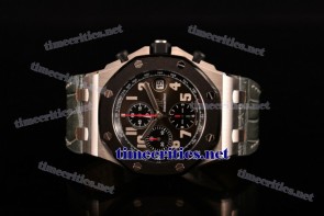 Audemars Piguet TriAP89253 Royal Oak Offshore Doha Limited Edition Grey Dial Grey Leather Steel Watch (J12)