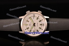 IWC TriIWC89094 Aquatimer Vintage 1967 White Dial Black Rubber Steel Watch