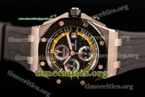 Audemars Piguet TriAP89275 Royal Oak Offshore Sebastien Buemi Chrono Black Dial Black Rubber Steel Watch (JF)