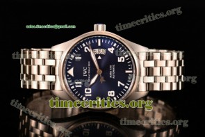 IWC TriIWC89120 Pilot's Watches Mark XVII Edition "Le Petit Prince" Blue Dial Full Steel Watch 1:1 Original