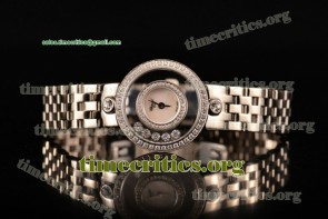 Chopard TriCHP89032 Happy Diamonds White MOP Dial Diamonds Bezel Steel Watch