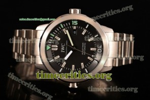 IWC TriIWC89127 Aquatimer White Dial Stick Markers Steel Watch