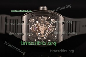 Richard Mille TriRM99105 RM 038 Skeleton Dial Black Rubber PVD Watch