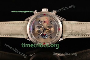 Tag Heuer TriTAG89062 Carrera Calibre 1887 50th Anniversary Limited Edition Chrono Grey Dial Steel Watch