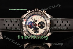 Tag Heuer TriTAG89075 Formula 1 Chrono White Dial Stick Markers Steel Watch