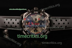 Tag Heuer TriTAG89084 Formula 1 Calibre 16 Chrono Grey Dial Black Rubber PVD Watch