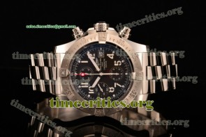 Breitling TriBRL89121 Avenger Skyland Chrono Black Dial Full Steel Watch (H)