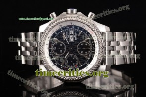 Breitling TriBRL89126 Bentley Motors Black Dial Full Steel Watch (BP)