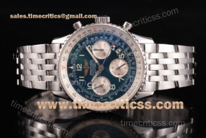 Breitling TriBRL8915 Navitimer 01 Chronograph Blue Dial Full Steel Watch (BP)