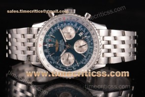 Breitling TriBRL8916 Navitimer 01 Chronograph Blue Dial Full Steel Watch (BP)