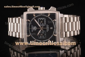 Tag Heuer TriTAG89125 Monaco Calibre 12 Chronograph Black Dial Full Steel Watch