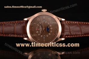 Patek Philippe TriPP89061 Grand Complications Brown Dial Brown Leather Rose Gold Watch