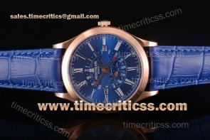 Patek Philippe TriPP89066 Grand Complications Blue Dial Blue Leather Rose Gold Watch
