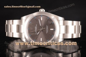 Rolex TriROX89391 Oyster Perpetual Air King Dark Rhodium Dial Full Steel Watch