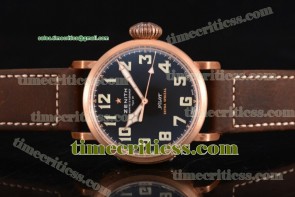 Zenith Pilot Type 20 Extra Special 03.2430.3000/21.c738 Black Dial Brown Leather Rose Gold Watch