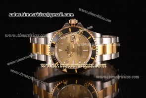 Rolex TriROX89396 Submariner 116613 LN Gold Dial Two Tone Bracelet Two Tone Watch