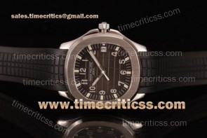 Pateck Philippe TriPP89083 Aquanaut 5167A-001 Black Dial Black Rubber Steel Watches (BP)