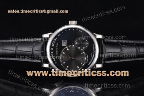 A.Lange&Sohne TriALS99061 Grand Lange 1  Black Dial Black Leather Steel Watch