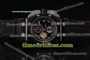 Audemars Piguet TriAP89227 Royal Oak Offshore Grand Prix Chrono Black Dial Black Rubber PVD Watch (EF)