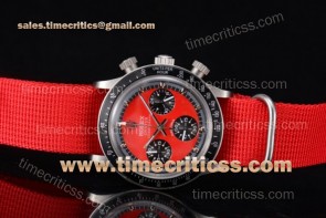 Rolex TriROX89410 Daytona Vintage Chrono Red Dial Steel Watch