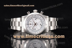 Rolex TriROX89413 Pre-Daytona Chrono White Dial Steel Watch