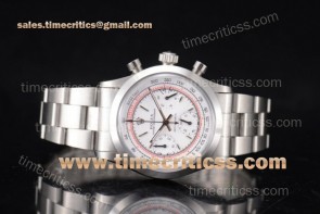 Rolex TriROX89414 Pre-Daytona Chrono White Dial Steel Watch