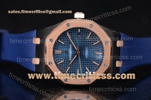 Audemars Piguet TriAP89230 Royal Oak 36mm Blue Dial PVD Watch (EF)