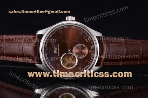 IWC TriIWC89211 Portugueser Tourbillon Brown Dial Steel Watch