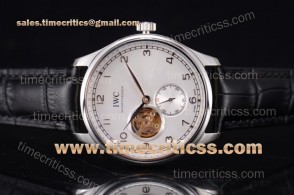 IWC TriIWC89213 Portugueser Tourbillon White Dial Steel Watch