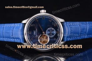 IWC TriIWC89214 Portugueser Tourbillon Blue Dial Steel Watch