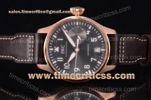 IWC TriIWC89220 Big Pilot 7 days Power Reserve Black Dial Rose Gold Watch (ZF)