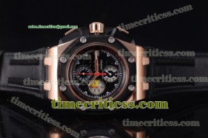 Audemars Piguet TriAP89239 Royal Oak Offshore Grand Prix Chrono Black Dial Rose Gold Watch (EF)