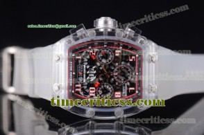 Richard Mille TriRM99132 RM 011 Felipe Massa Flyback Chrono Skeleton Dial Sapphire Crystal Watch