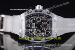Richard Mille TriRM99134 RM 011 Felipe Massa Flyback Chrono Skeleton Dial Sapphire Crystal Watch