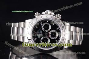 Rolex TriROX89454 Daytona Chrono Black Dial Steel Watch (EF)