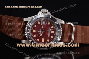 Rolex TriROX89455 Submariner Vintage Red Dial Steel Watch