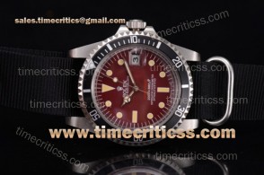 Rolex TriROX89456 Submariner Vintage Red Dial Steel Watch