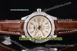 Breitling TriBRL8940 Avenger II GMT White Dial Steel Watch