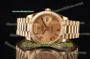 Rolex TriROX89497 Day Date II Yellow Gold Dial Yellow Gold Watch (BP)