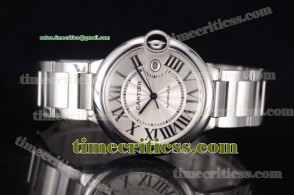 Cartier TriCAR89401 Ballon Bleu de Cartier Large White Dial Steel Watch (AAAF)