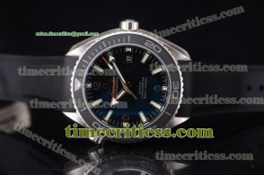 Omega TriOMG291238 Seamaster Planet Ocean Black Dial Steel Watch (BP)