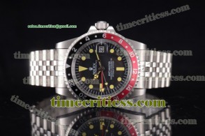 Rolex TriROX89515 GMT-Master Vintage Black Dial Steel Watch