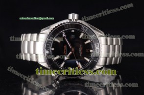Omega TriOMG291239 Seamaster Planet Ocean Black Dial Steel Watch (EF)