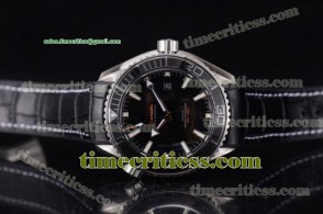 Omega TriOMG291240 Seamaster Planet Ocean Black Dial Steel Watch (EF)