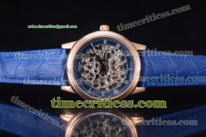 Glashutte TriGTT8051 Senator Skeletonized Edition Skeleton Dial Rose Gold Watch